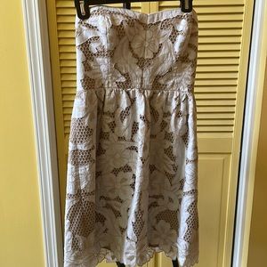 Club Monaco Strapless Dress